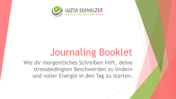 Journaling Booklet
